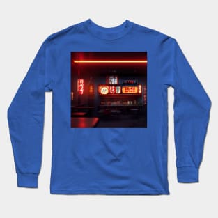 Cyberpunk Tokyo Ramen Shop Long Sleeve T-Shirt